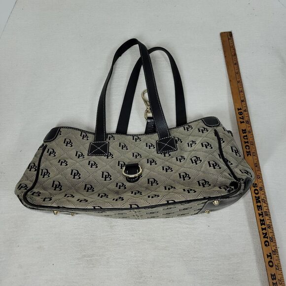 DOONEY & BOURKE Purse Bag Womens Silver Buckle Designer Satchel Bags Purses - Picture 7 of 16